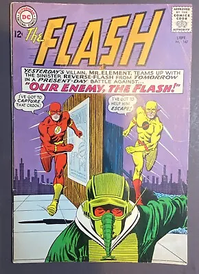 Buy The Flash #147 2nd Appearance Reverse Flash W/Professor Zoom 1964 DC Comics FN • 102.11£