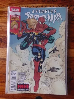 Buy Avenging Spiderman 9 Captain Marvel 1st Print Marvel Comics • 80£
