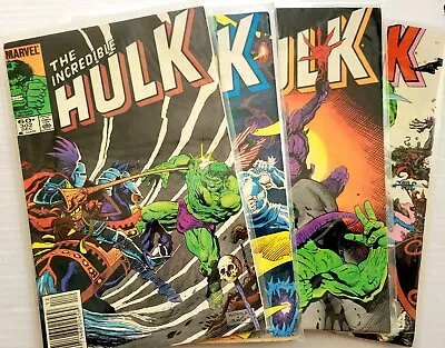 Buy Incredible Hulk #302, 305, 308, 310 (Marvel 1984) Set Of 4, 1st App The Triad • 8.14£