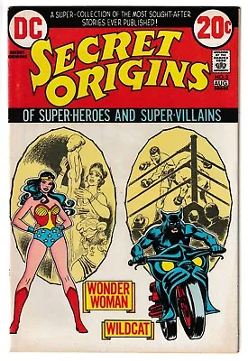 Buy Secret Origins #3 - DC 1973 - Cover By Nick Cardy [Ft Wonder Woman | Wildcat] • 14.99£