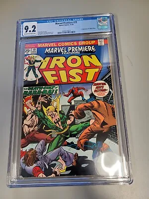 Buy Marvel Premiere Iron Fist #19 CGC 9.2 1974 Marvel 1st Colleen Wing Amricons A • 201.60£