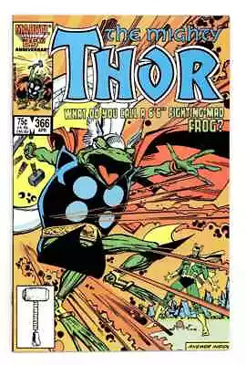 Buy Thor #366 - First Cover Appearance Of Throg, 1986, Excellent Condition • 15£