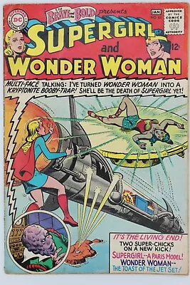 Buy Brave & The Bold #63 Supergirl & Wonder Woman 1965 • 63.22£
