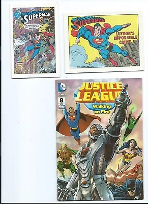 Buy 3 Dc Promo Giveaway Ashcan Comics: Superman [post & Kellogg] Jla [gen. Mills] • 27.28£