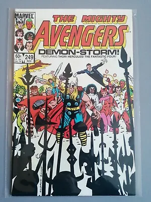 Buy Marvel Comic The Mighty Avengers Demon Storm Thor #249 November 1984 • 5.50£