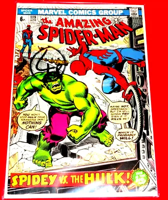 Buy Spiderman Amazing #119 _april 1973 Marker Pen On Cover - Still Nice White Pages  • 59.99£