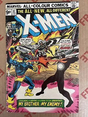 Buy Uncanny X-Men #97 Vol 1 1975 1st Eric The Red; 1st Lorna Dane As Polaris; MVS • 79.99£