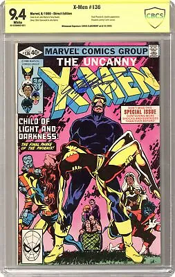 Buy Uncanny X-Men #136D Direct Variant CBCS 9.4 SS Claremont 1980 22-2258953-021 • 165.35£