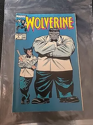 Buy Wolverine #8 (1989) Iconic Cover Grey Hulk Mr Fixit Appearance Comic • 70£