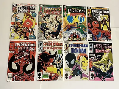 Buy Lot Of 8 Marvel Team-Up #100-146 SPIDER-MAN 1980-84 DAZZLER THOR FAN FOUR G/VG • 17.39£