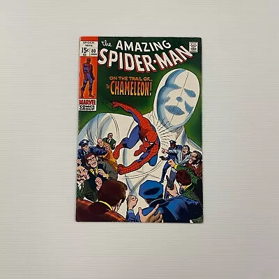Buy Amazing Spider-Man #80 1969 FN Pence Copy  • 66£
