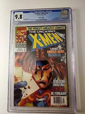 Buy Uncanny X-men #350 Cgc 9.8 Rare Newsstand White Pages Gambit • 217.38£