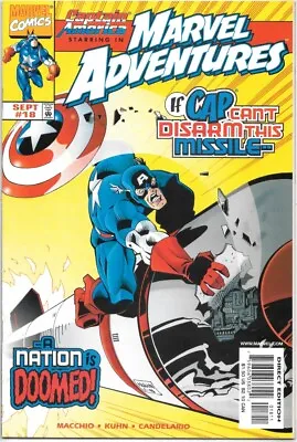 Buy Marvel Adventures Comic Book #18 Marvel Comics 1998 Captain America VERY FINE+ • 1.97£