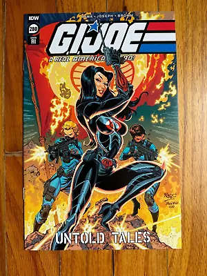 Buy G.I. Joe Real American Hero #280 Baroness Royle 1:10 RI Variant C IDW 2021 • 19.77£
