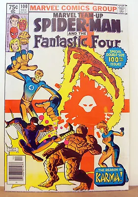 Buy Marvel Team-up #100 (1980) Cover By Frank Miller; Interior By Miller & Wiacek • 5.62£