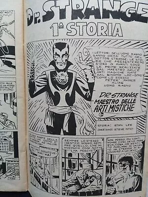 Buy Strange Tales 110 Doctor Strange 1963 First Appearance Italian 1971 Edition Vg+ • 80£