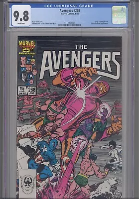 Buy Avengers #268 CGC 9.8 1986 Marvel Comics Roger Stern Story, Kang App • 79.02£
