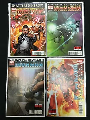 Buy Invincible Iron Man #511, 521, 522, 523 4pc Lot (vf/nm) The Future!! 2012 • 4.65£