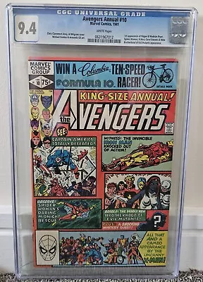 Buy Avengers Annual #10 CGC 9.4 (1981) 1st Appearance Rogue X-Men '97 Marvel NM • 137.62£