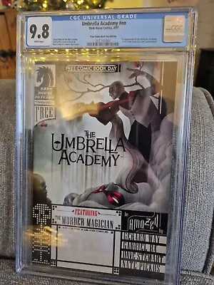 Buy 💫The Umbrella Academy FCBD #nn CGC 9.8 Gerard Way 2007 Dark Horse Comics 1st💫 • 200£