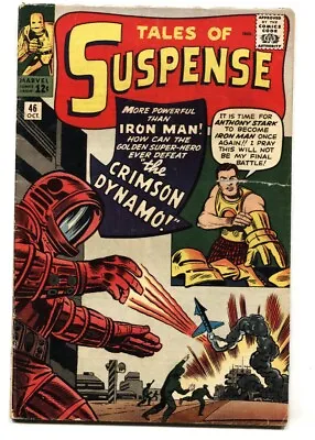 Buy TALES OF SUSPENSE #46 Comic Book 1963 IRON MAN-1st CRIMSON DYNAMO • 207.79£