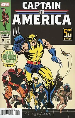 Buy Captain America #5 Cover B Jim Rugg Marvel 2024 EB178 • 3.72£