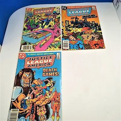 Buy Justice League Of America #220-222 1980's - 3 Comics Good Condition C202-1E4.3 • 17.38£