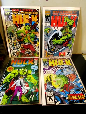 Buy Incredible Hulk 391 -392 -393-394 Lot Marvel Bagged Boarded • 15.12£