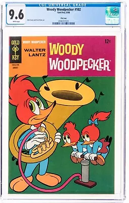 Buy Woody Woodpecker #102 File Copy CGC 9.6 NM+ (Gold Key, 1968) White Pages • 173.62£