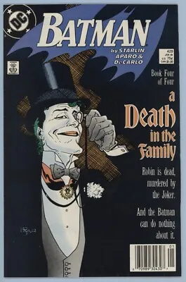 Buy BATMAN #429 NM Mignola A Death In The Family Unread Newsstand Variant DC 1988 • 24.12£