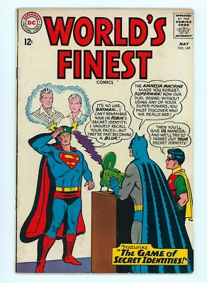 Buy World's Finest Comics 149 Another Batman Vs Superman Issue • 11.19£