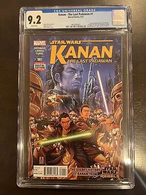 Buy Star Wars Kanan The Last Padawan 1 CGC 9.2 1st Rebels • 39.18£