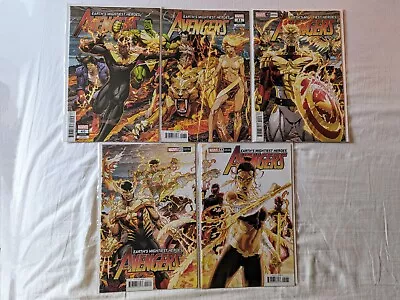 Buy Avengers Issues 40, 41, 42, 43, & 44 - Dustin Weaver Connecting Variant Covers • 9.99£