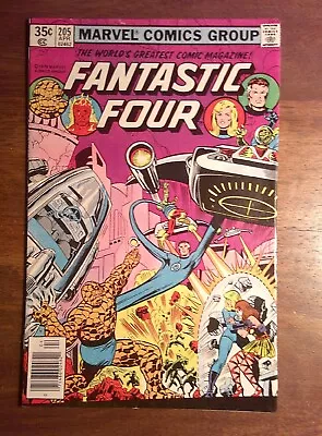 Buy Fantastic Four #205 Marvel Comics (1979) 1st App NOVA CORPS KEY ISSUE!! • 7.59£