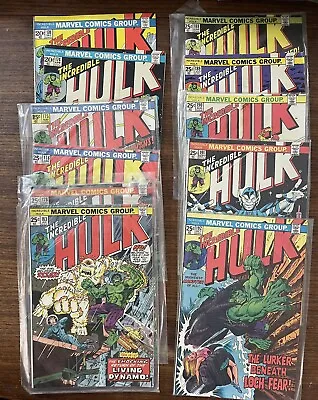 Buy Incredible Hulk #170 174-176 178,183, 188-192 Lot Of 11 Books. FN To VF • 55.18£