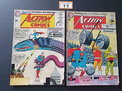 Buy ACTION COMICS  DC COMICS  # 303 + 304 AUGUST/ SEPT 1963 VNC X 2 • 18.99£