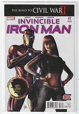 Buy Invincible Iron Man #7 Third Printing 1st Apperance Of Riri Williams Marvel 2016 • 19.18£