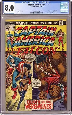 Buy Captain America #164 CGC 8.0 1973 4248357013 • 63.98£
