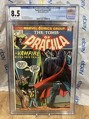 Buy Tomb Of Dracula #17 CGC 8.5 1974) Early Blade Appearance OW W Pages Marvel Comic • 60.22£