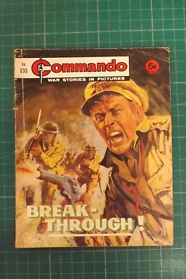 Buy COMMANDO COMIC WAR STORIES IN PICTURES No.835 BREAK THROUGH ! GN1739 • 7.99£