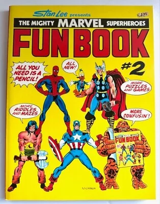 Buy Fireside Mighty Marvel Superheroes Fun Book #2 TPB 1St Print Very Rare 1977 • 47.92£