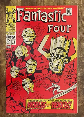 Buy Fantastic Four #75 - GORGEOUS HIGHER GRADE - Galactus & Silver Surfer - Marvel • 35.51£