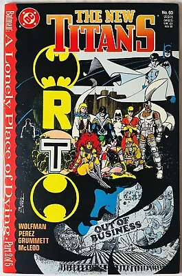 Buy New Teen Titans #60 1984 DC Comics A Lonely Place To Be Batman Speedy VF/VF+ • 3.35£