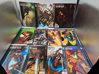 Buy Lot 12 Ultimate Spider-Man Marvel Comics 2003-04 50 51 53 54 61 62 62 65 66 67 + • 19.92£