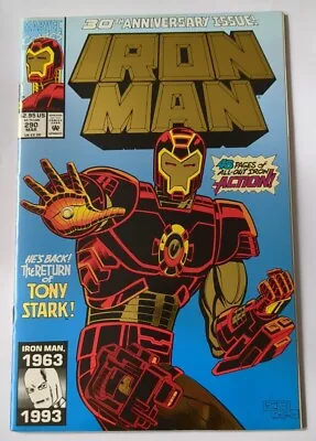 Buy Iron Man #290, 1993, Gold Card Cover, 30th Anniversary • 10£
