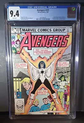 Buy The Avengers #227 Monica Joins & Wasp Takes A Lunch! CGC 9.4 NM • 31.97£