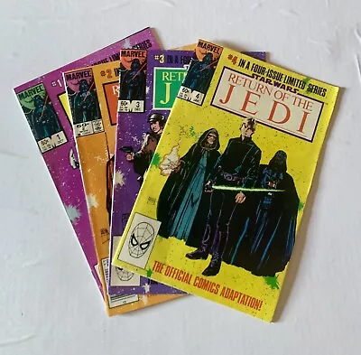 Buy STAR WARS Return Of The Jedi #1-4 /  1 2 3 4 1984 Marvel Full Set Of 4 Nice Cond • 24.99£