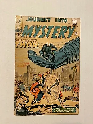 Buy Journey Into Mystery #101 Crossover Avengers Issue Jack Kirby Cover And Art • 78.84£