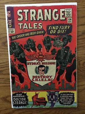 Buy Strange Tales 136 (1965) 2nd Appearance Of Nick Fury & Shield. Cents Copy • 20£