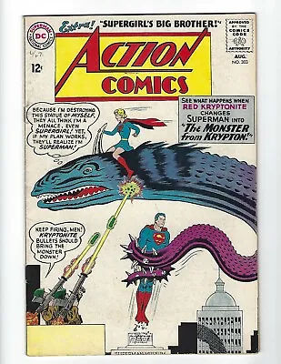 Buy Action #303 - Nice Fn+ 6.5 - Superman / Supergirl - 1963 - $35 B.i.n. Free Ship! • 27.66£